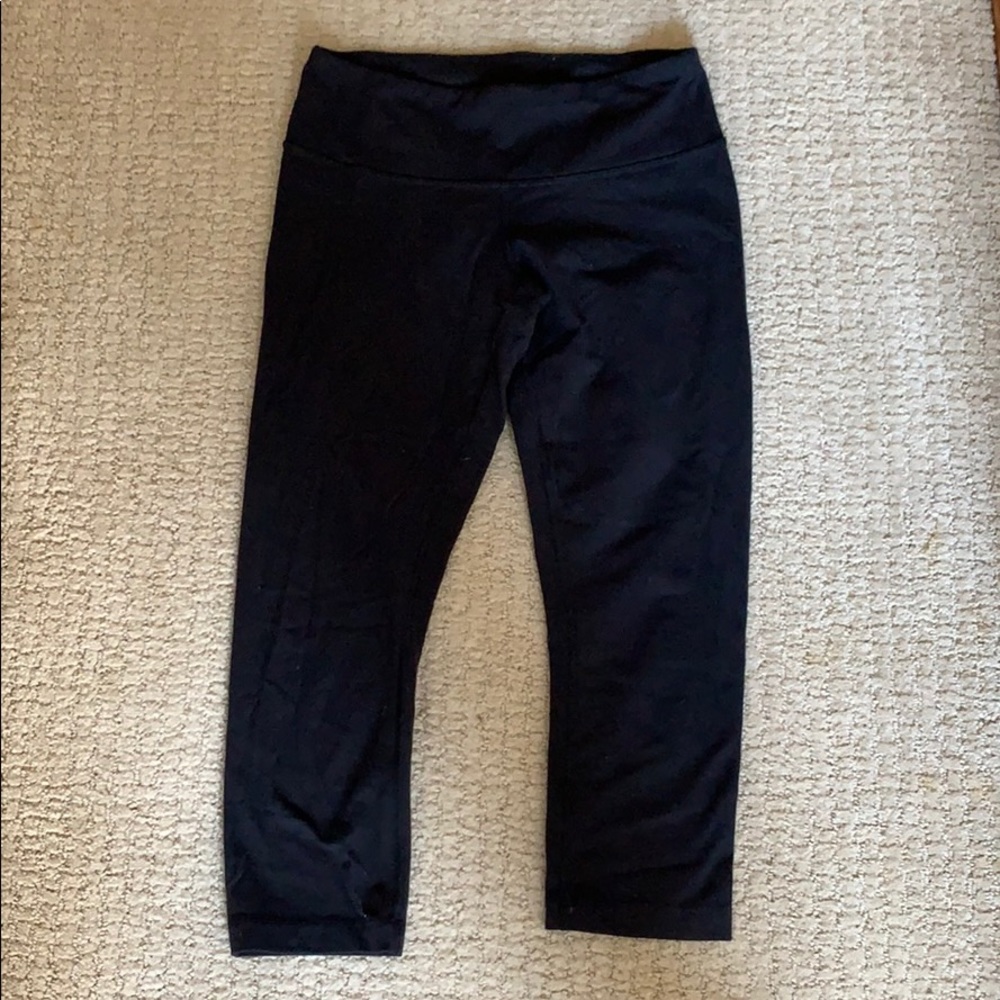 Lululemon cropped wunder under leggings